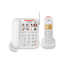 Load image into Gallery viewer, Amplified Corded/Cordless Phone with Answering System, Big Buttons, Extra-Loud Ringer & Smart Call Blocker