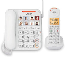 Load image into Gallery viewer, Amplified Corded/Cordless Phone with Answering System, Big Buttons, Extra-Loud Ringer & Smart Call Blocker