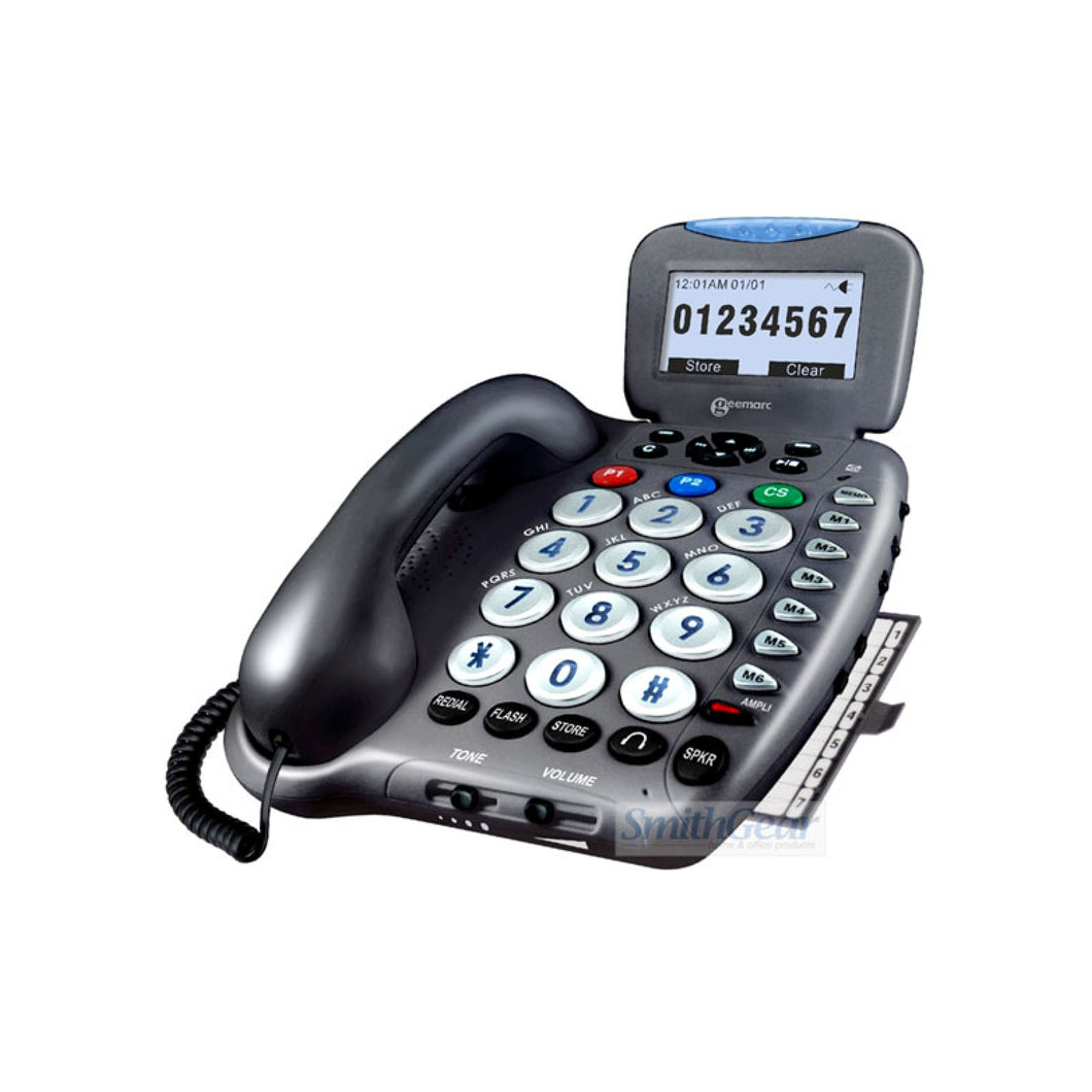 Geemarc Corded Big-Button Phone Amplified up to 52dB